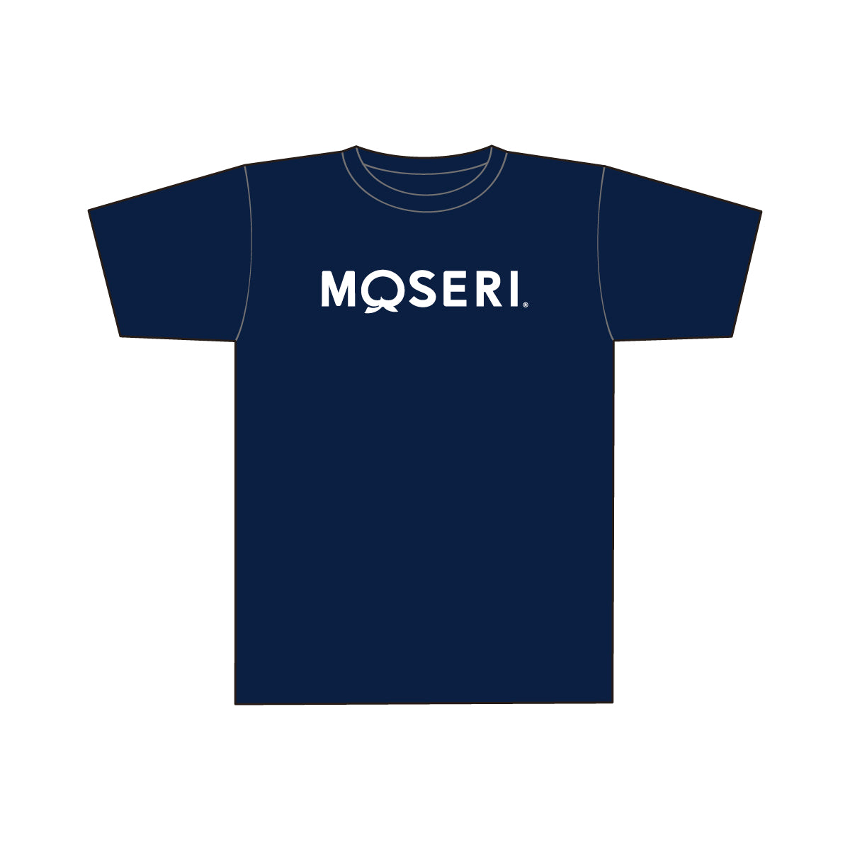 MOSERI® カモロゴ コンセプトTシャツ(ネイビー)